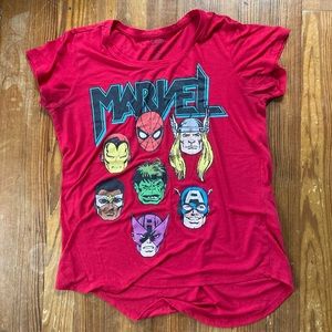 Marvel t-shirt with comic characters, size M